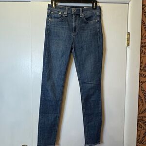 RAG & BONE High-Rise Ankle Skinny Jean West Blue Women’s Size 26